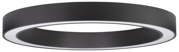 Černé kovové stropní LED světlo Nova Luce Morbido 80 cm