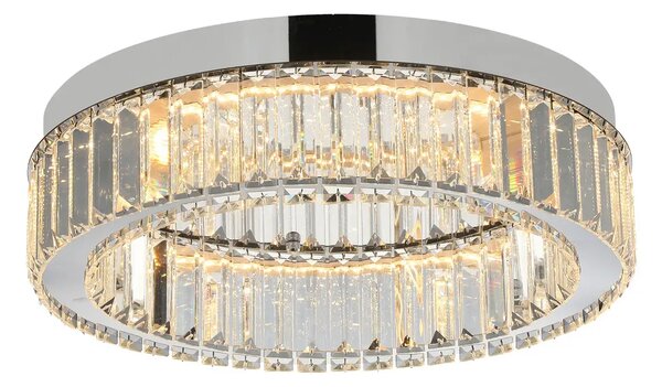 Luxusní stropní svítidlo Spark 40 stmívatelné Chrome
