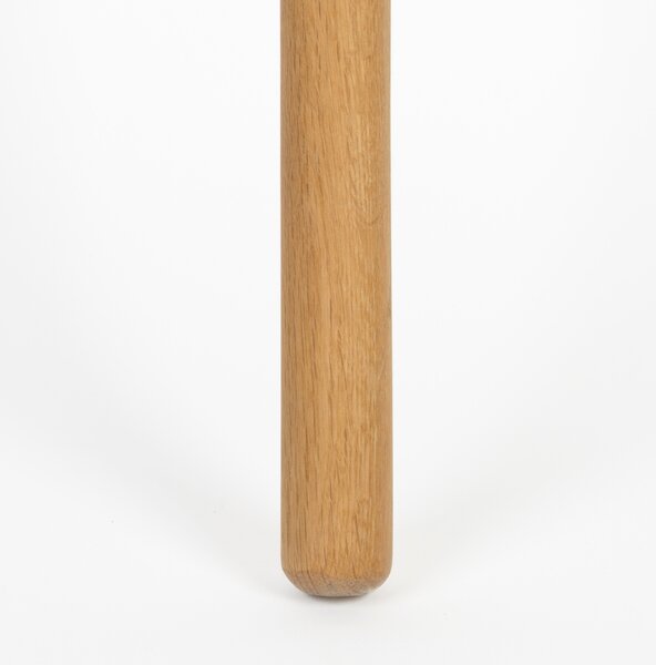 White Label Dubový odkládací žebřík WLL JHON 156,5 cm