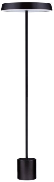 Černá kovová stojací LED lampa Nova Luce Vetro 136 cm
