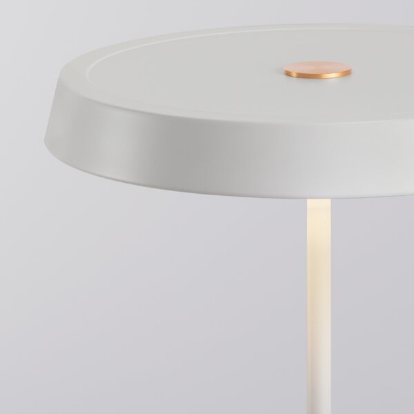 -25 % Dny MOMENTI– Bílá kovová stojací LED lampa Nova Luce Vetro 136 cm