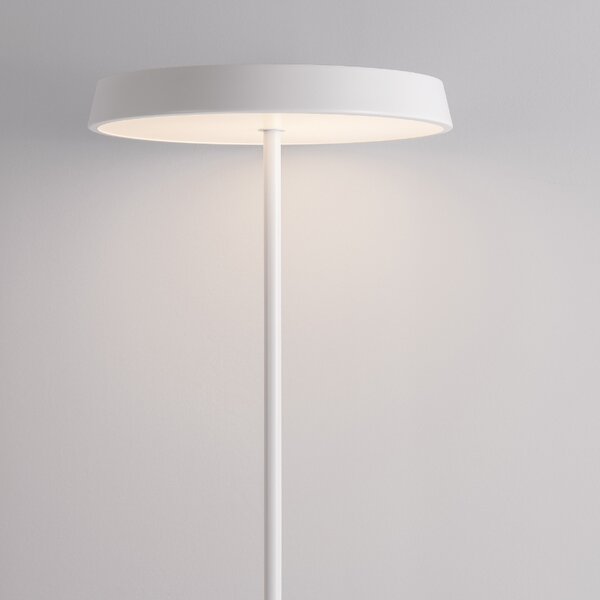 -25 % Dny MOMENTI– Bílá kovová stojací LED lampa Nova Luce Vetro 136 cm