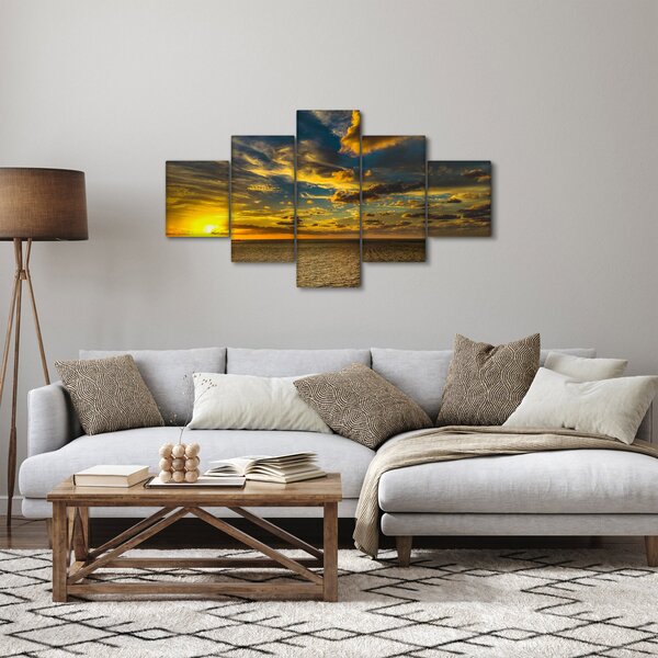 Západ slunce na moři (125x70 cm)