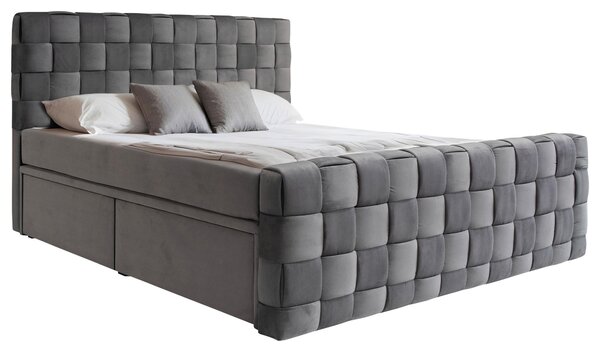 AMERICKÁ POSTEL, 160/200 cm, barvy grafitu Livetastic - Online Only postele, Online Only