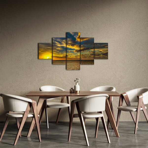 Západ slunce na moři (125x70 cm)