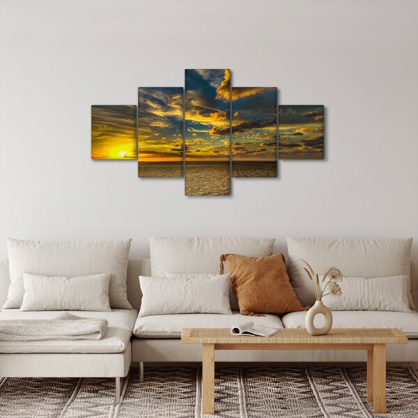 Západ slunce na moři (125x70 cm)