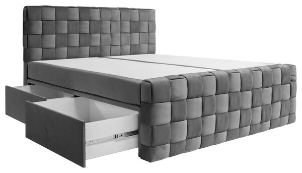 AMERICKÁ POSTEL, 160/200 cm, barvy grafitu Livetastic - Online Only postele, Online Only
