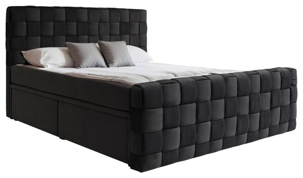 AMERICKÁ POSTEL, 160/200 cm, černá Livetastic - Online Only postele, Online Only
