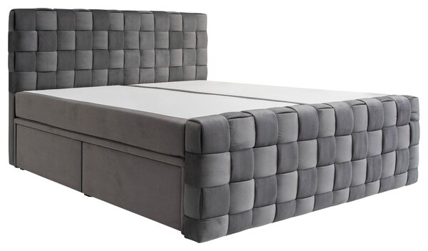 AMERICKÁ POSTEL, 160/200 cm, barvy grafitu Livetastic - Online Only postele, Online Only