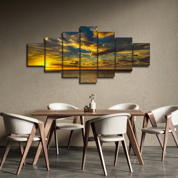 Západ slunce na moři (210x100 cm)