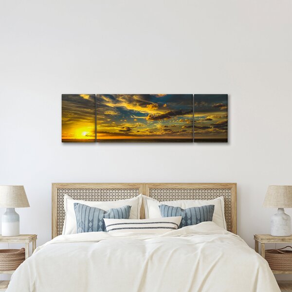 Západ slunce na moři (170x50 cm)