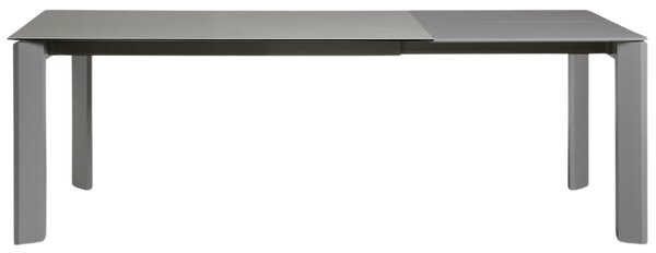 Šedý keramický rozkládací jídelní stůl Kave Home Axis IV. 160/220 x 90 cm