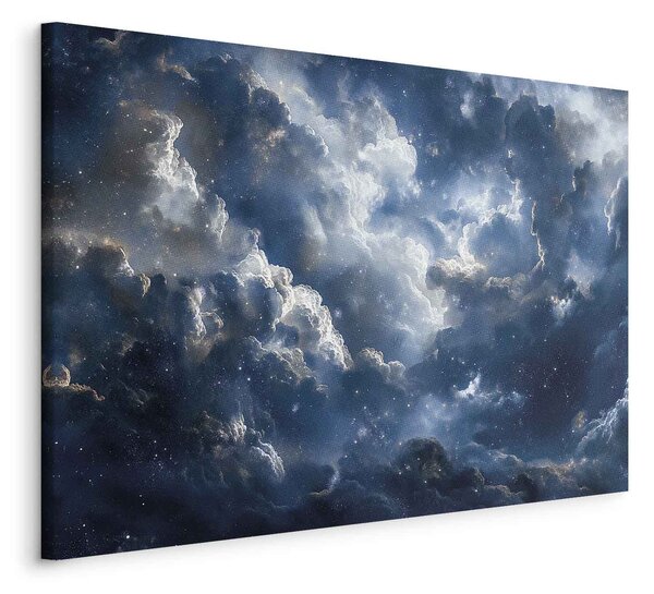 Artgeist Obraz - Astronomické divy: Mraky a hvězdy v harmonické kombinaci Velikost: 90x60 cm, Provedení: Premium Print