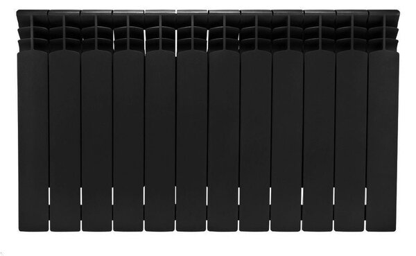 KFA Armatura G500F pokojový radiátor 57.2x96.6 cm podłączenie boční černá 789-120-81