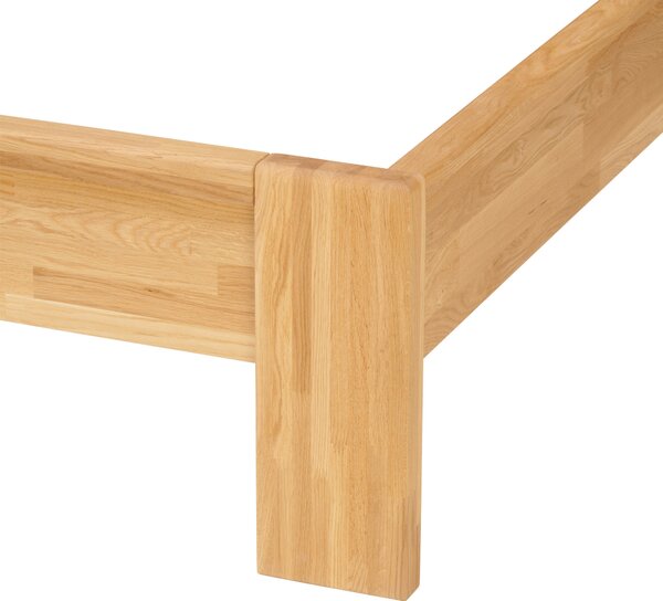 POSTEL, 120/200 cm divoký dub MID.YOU - Jednolůžkové postele, Online Only