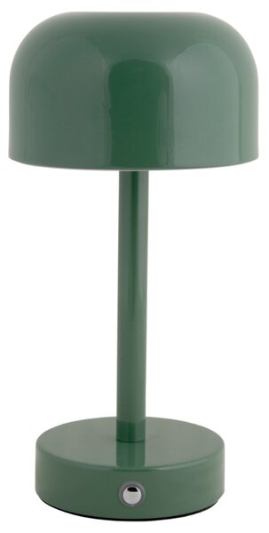 Present time Zelená kovová nabíjecí stolní LED lampa Jem