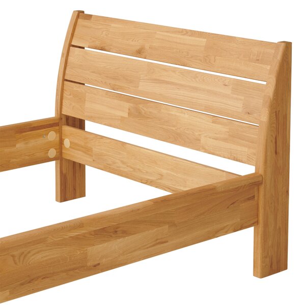 POSTEL, 120/200 cm divoký dub MID.YOU - Jednolůžkové postele, Online Only
