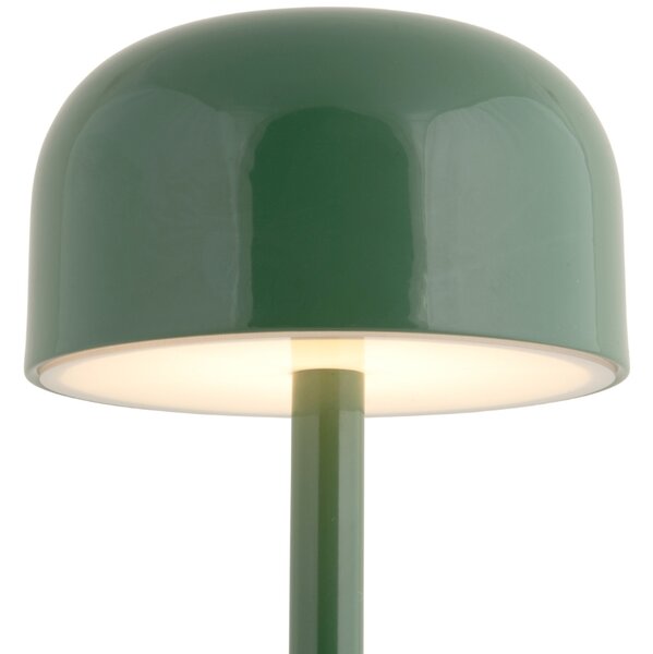 Present time Zelená kovová nabíjecí stolní LED lampa Jem