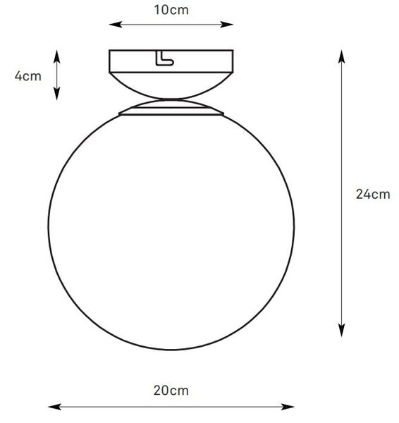 Markslöjd Stintino stropní světlo 1x40 W bílá-nikl 109024
