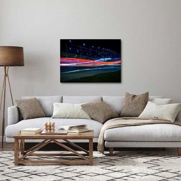 Obraz nočního města (70x50 cm)