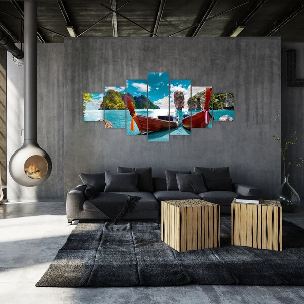 Obraz - Ráj na zemi (210x100 cm)