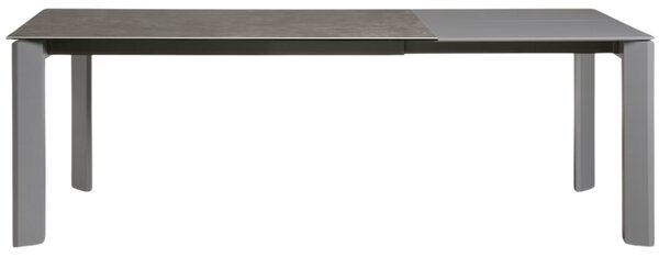 Šedý keramický rozkládací jídelní stůl Kave Home Axis VI. 160/220 x 90 cm