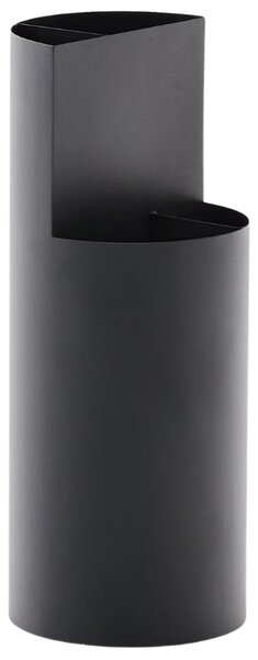 Grafitově šedý kovový stojan na deštníky Kave Home Atin