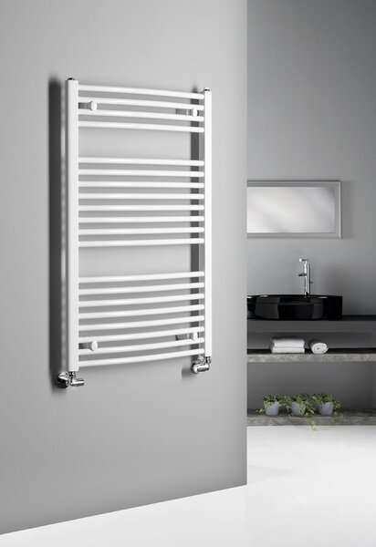 Aqualine Sapho, ORBIT otopné těleso s bočním připojením 600x960 mm, 597 W, bílá