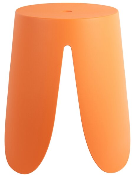 Present time Oranžová plastová stolička Ravis 45 cm