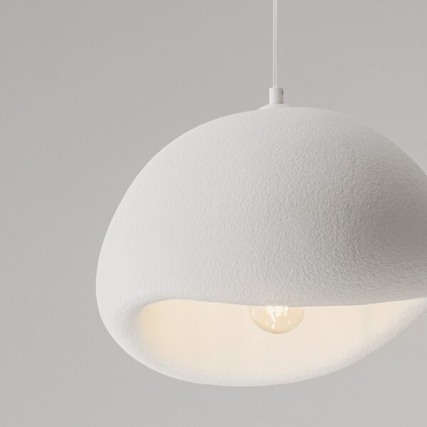 -25 % Dny MOMENTI– Nova Luce Bílé závěsné světlo Aere 40 cm