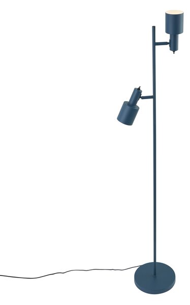 Moderní stojací lampa modrá 2-světla - Stijn