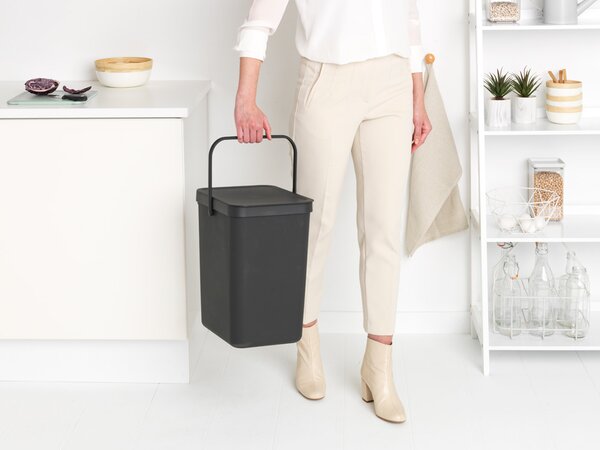Brabantia odpadkový koš Sort & Go - 25 L, šedá