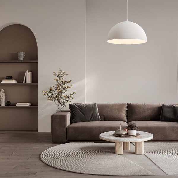 Nova Luce Bílé závěsné světlo Starla 60 cm