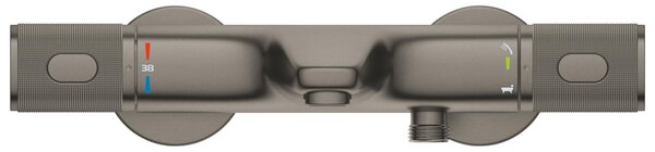 Grohe Precision Feel vanová baterie na stěnu s termostatem Brushed Hard Graphite 34788AL0