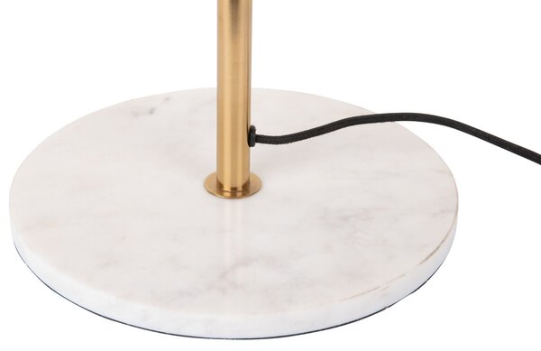 Present time Zlatá kovová stojací lampa Sway 154 cm