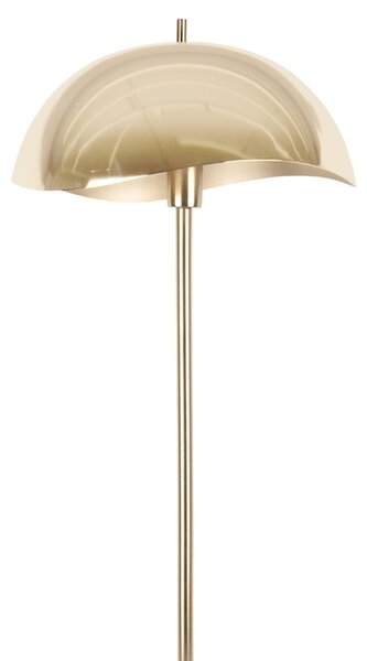 Present time Zlatá kovová stojací lampa Sway 154 cm