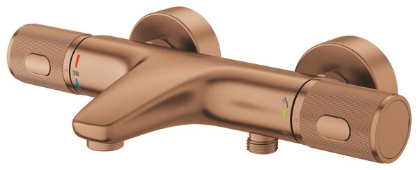 Grohe Precision Feel vanová baterie na stěnu s termostatem Brushed Warm Sunset 34788DL0