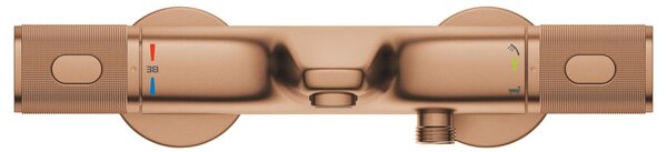 Grohe Precision Feel vanová baterie na stěnu s termostatem Brushed Warm Sunset 34788DL0