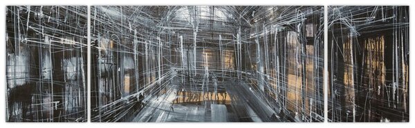 Obraz interiéru staré budovy (170x50 cm)