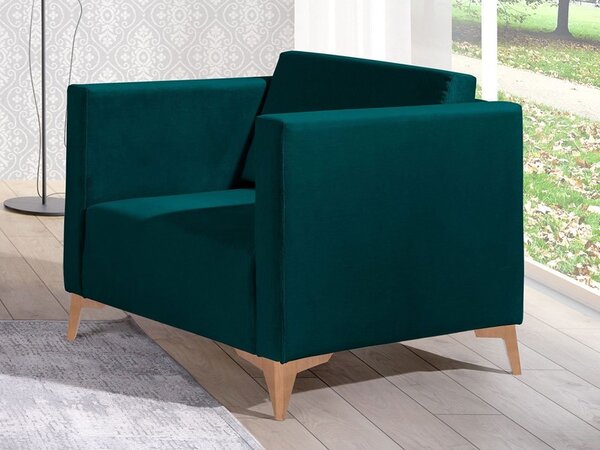 Křeslo Denim 1, Potah: Solo 260, Barva nožiček:: dub 5902928261950