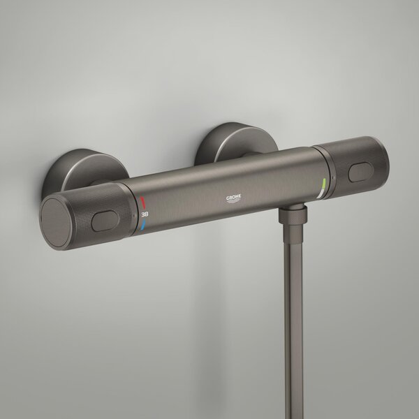 Grohe Precision Feel sprchová baterie nastěnná s termostatem Brushed Hard Graphite 34790AL0