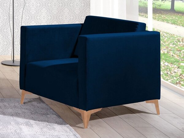 Křeslo Denim 1, Potah: Solo 263, Barva nožiček:: dub 5902928268089