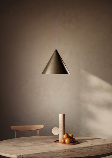 Il Fanale 286.02.MM Cone, závěsné kovové svítidlo v úpravě morocco, 1xE27 max 15W, prům. 25cm