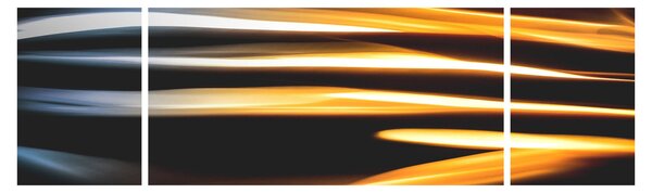 Černý obraz (170x50 cm)