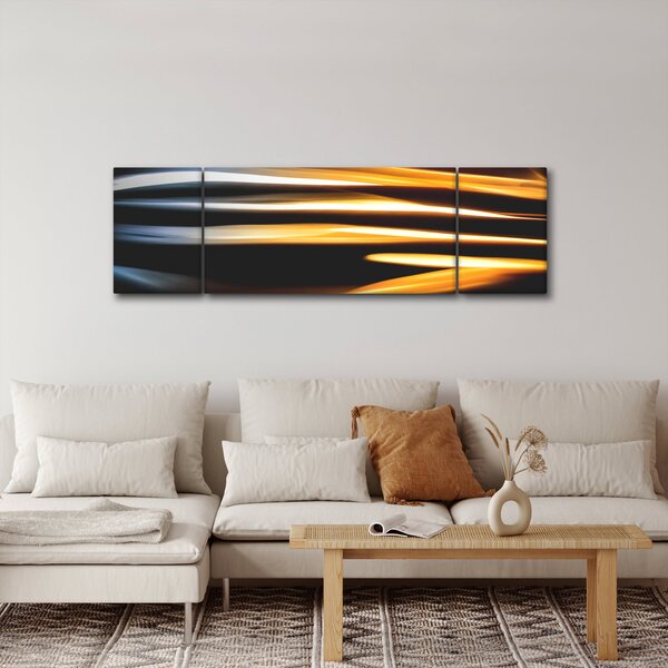 Černý obraz (170x50 cm)