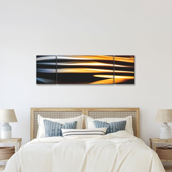 Černý obraz (170x50 cm)
