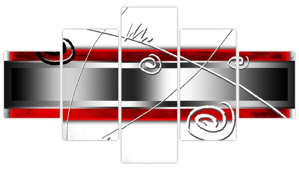 Abstraktní obraz (125x70 cm)
