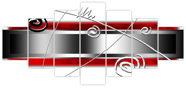 Abstraktní obraz (210x100 cm)