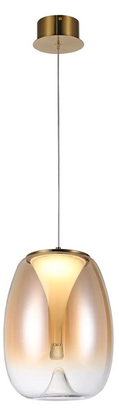 Designový lustr Pamela 27 mosaz