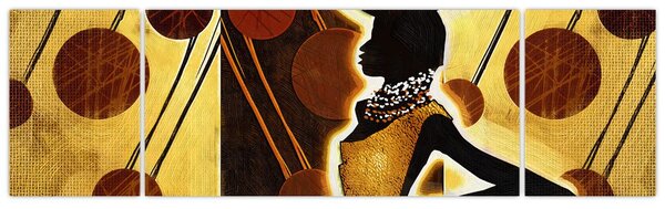 Obraz umělecké pradávné malby (170x50 cm)